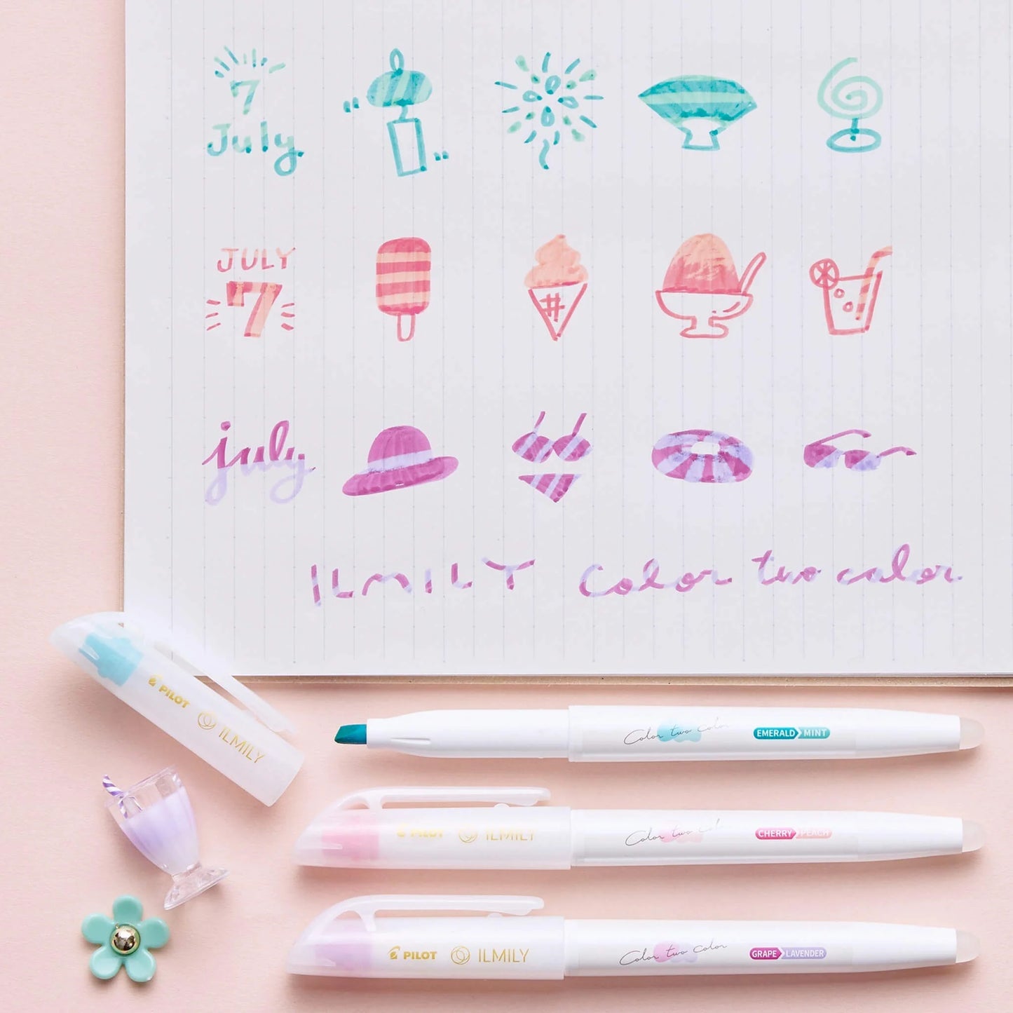 Pilot ILMILY Two Color Highlighter